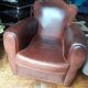 Art deco leather club Chair