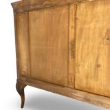 Commode italienne en placage et bois massif de noyer, années 1940-1950