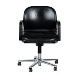 Chaise de bureau design Wilkhahn noire