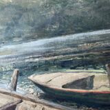 Watercolour dated 1949 and signed H. Labrouste