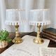 Duo de lampes romantiques en bronze