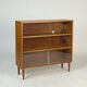Cabinet d'exposition en teck des années 60, haut, étagère, commode vintage des années 70.