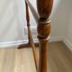 Vintage turned wooden towel rack