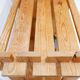 Vintage pine staircase shelf bookcase - Maison Regain style