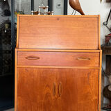 Vintage Jentique teak secretary desk