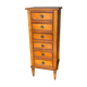 Meuble cinq tiroirs type Louis XVI directoire 1960 anneaux de tirage
