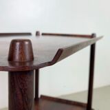Danish midcentury serving trolley in palisander by poul hundevad, 1960s