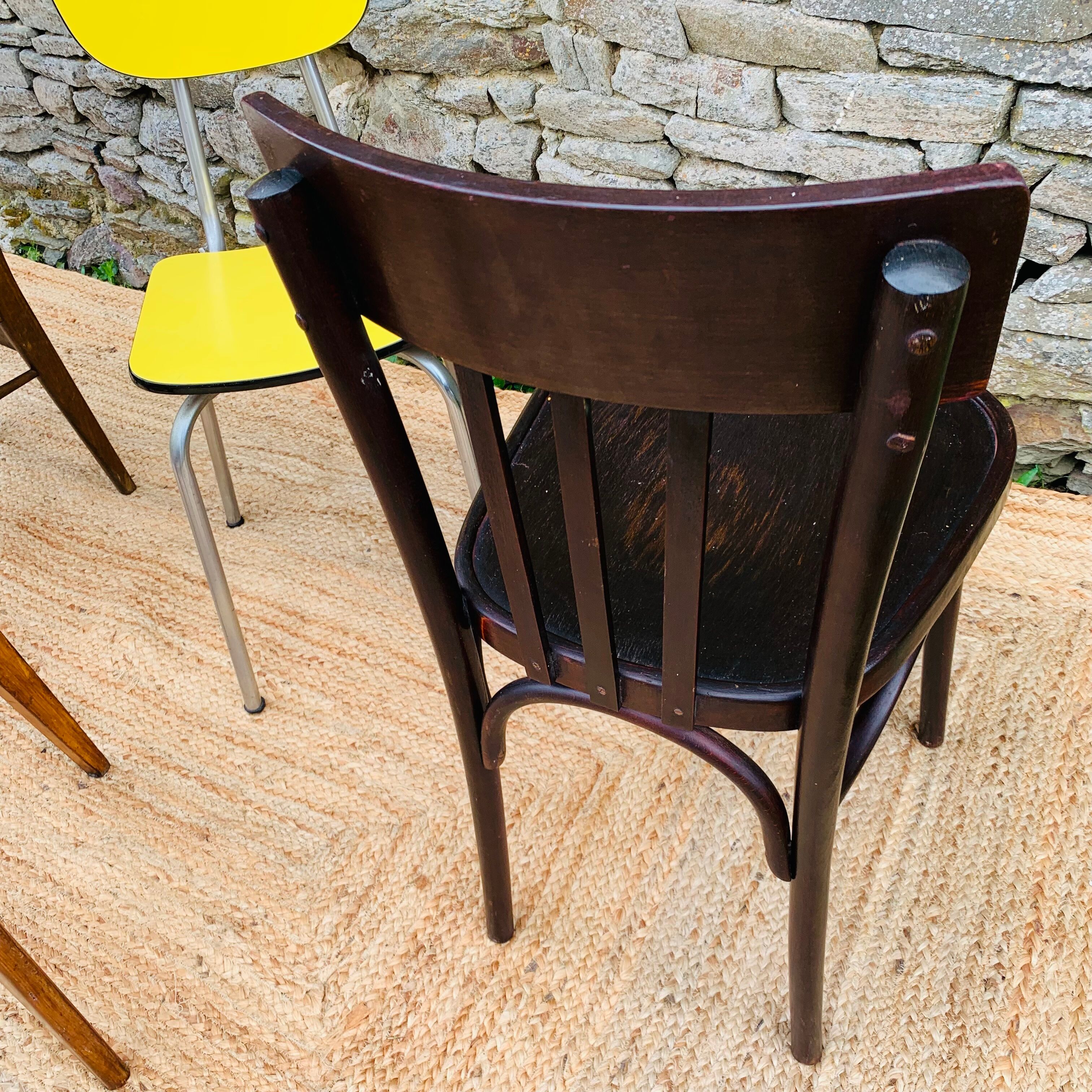 Set of 4 mismatched chairs