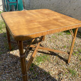 Vintage rattan table