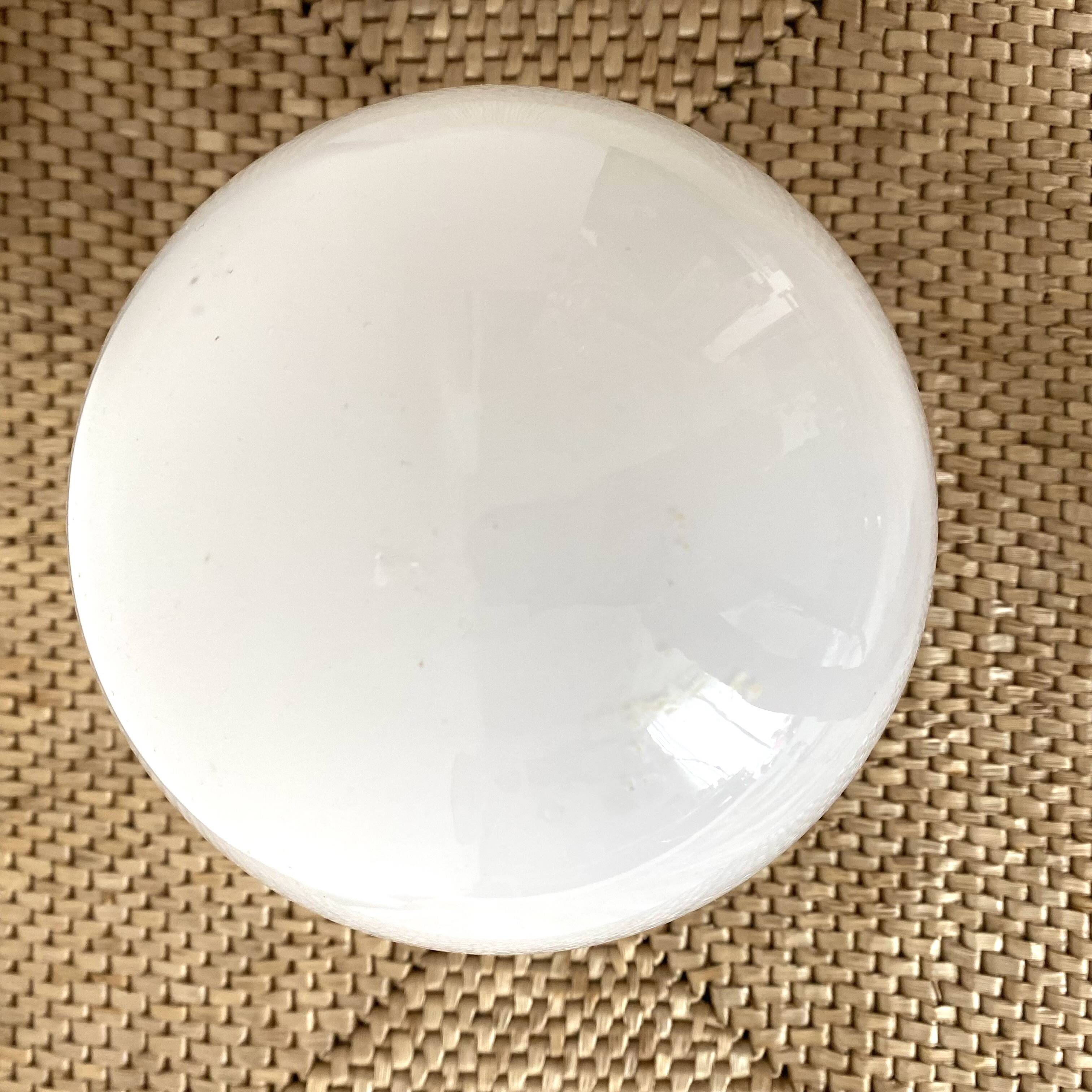 Art Deco opaline ball ceiling light 14 cm