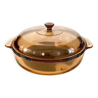 Vision Corning vintage smoked glass sauté pan