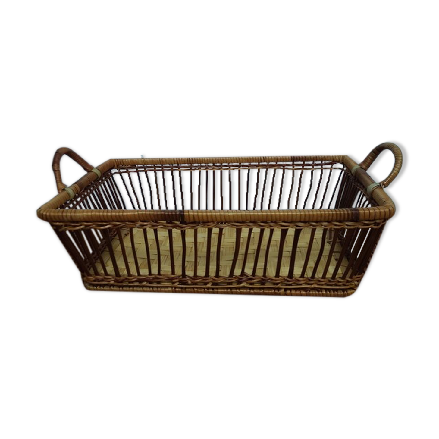 Wicker ectangle basket