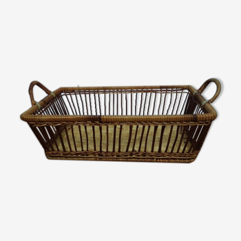 Wicker ectangle basket