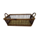 Corbeille osier rectangle