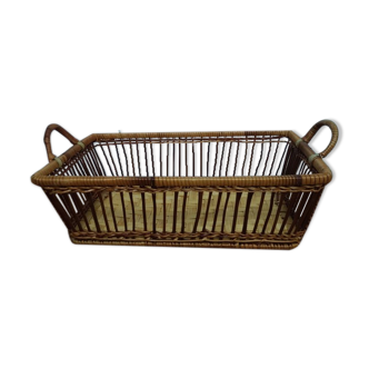 Wicker ectangle basket