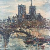 Vue de paris et de notre dame