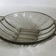 Art Deco pressed moulded glass bowl made in France