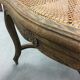 Fauteuil canné provençal style Louis XV