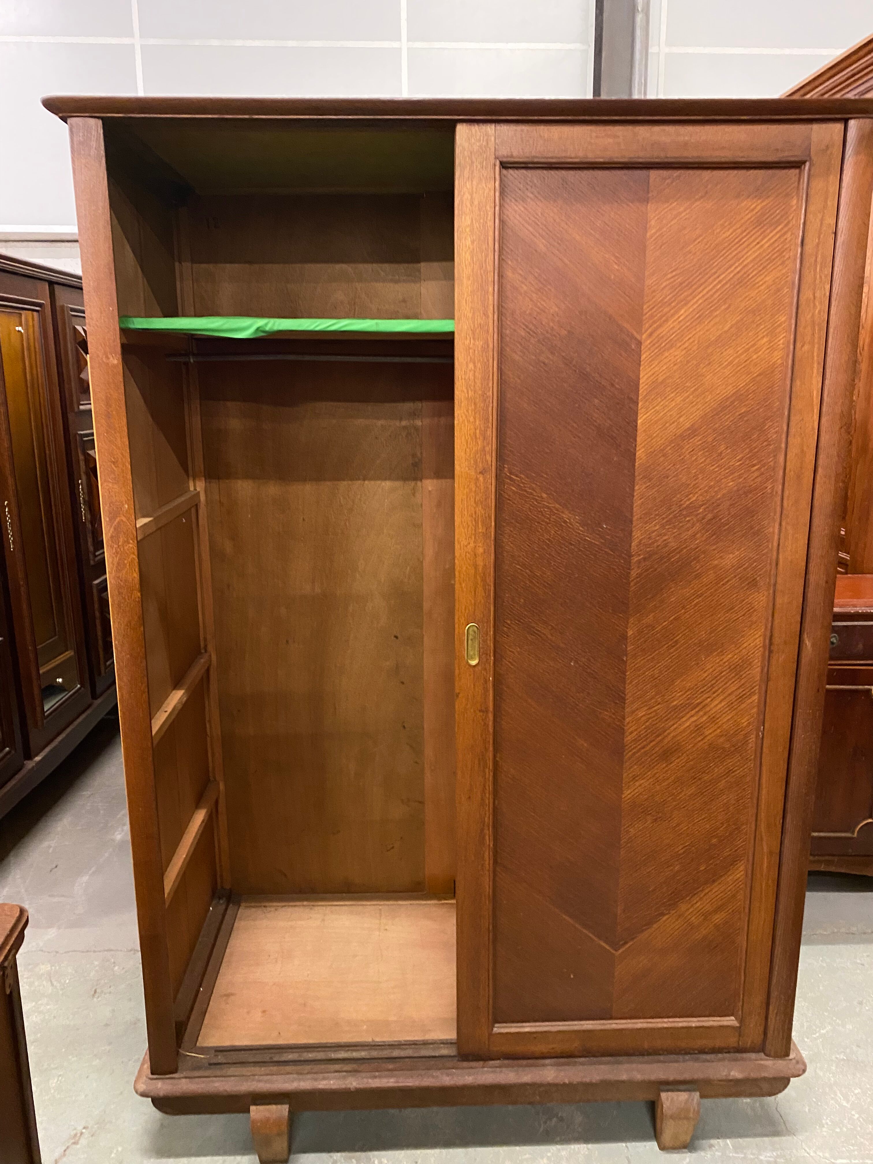 School cabinet sliding door