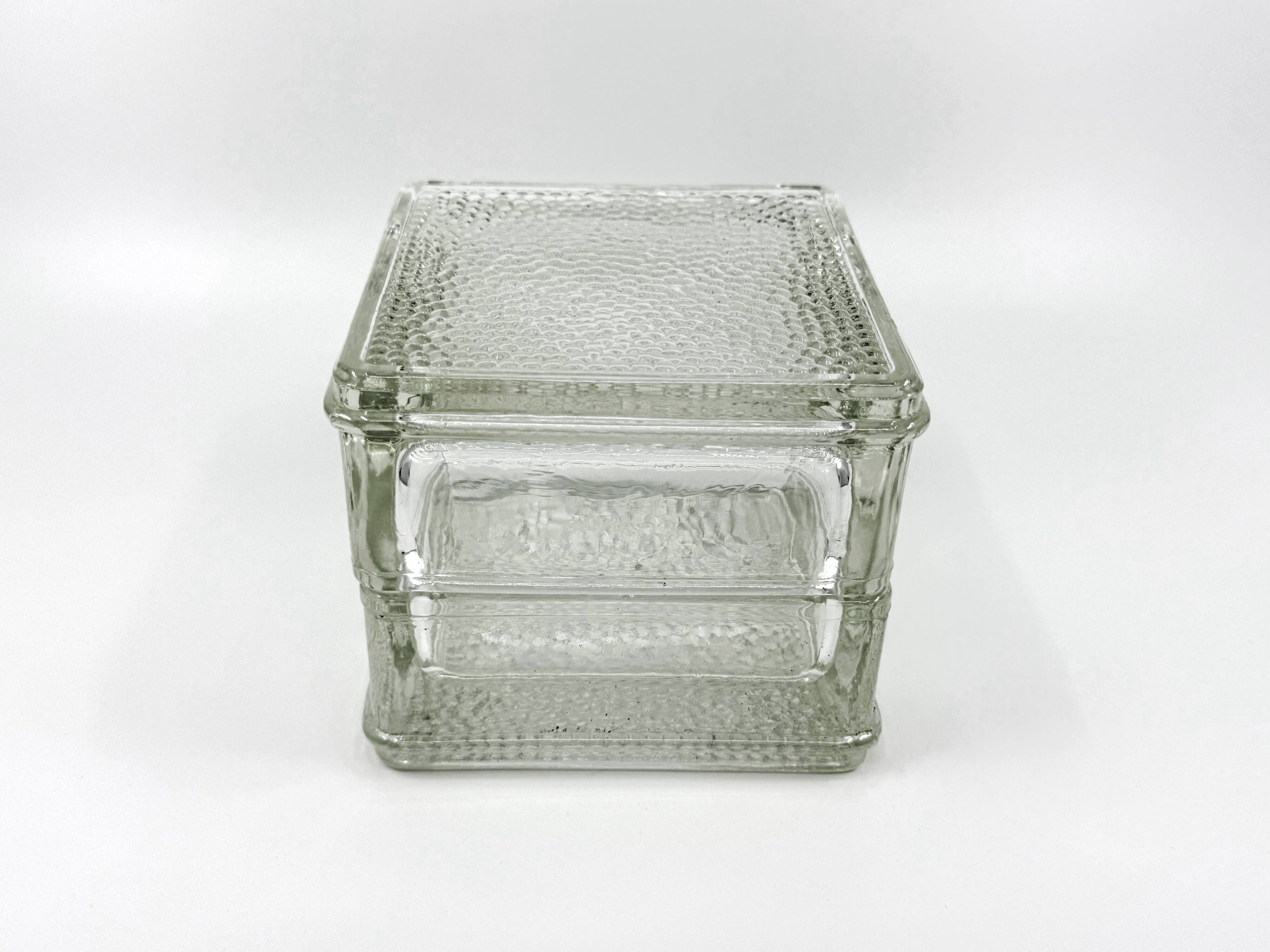 2 Pocket emptiers/ashtrays/paperweights • Lumax • Saint-Gobain • 1950