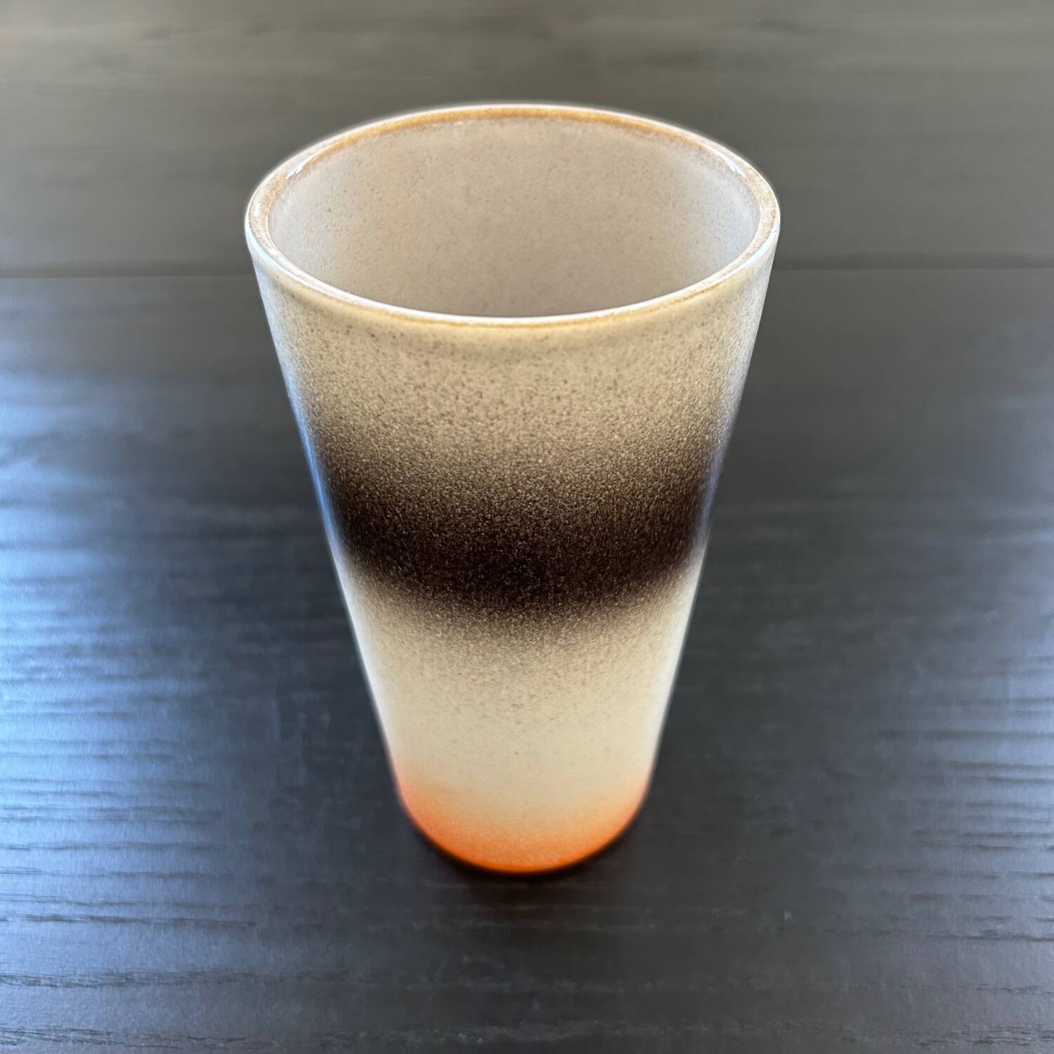 Small gray gradient Scandinavian vase