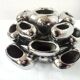 Vintage Vase • Alien • Chrome Ceramic • Post Space Age • 1980