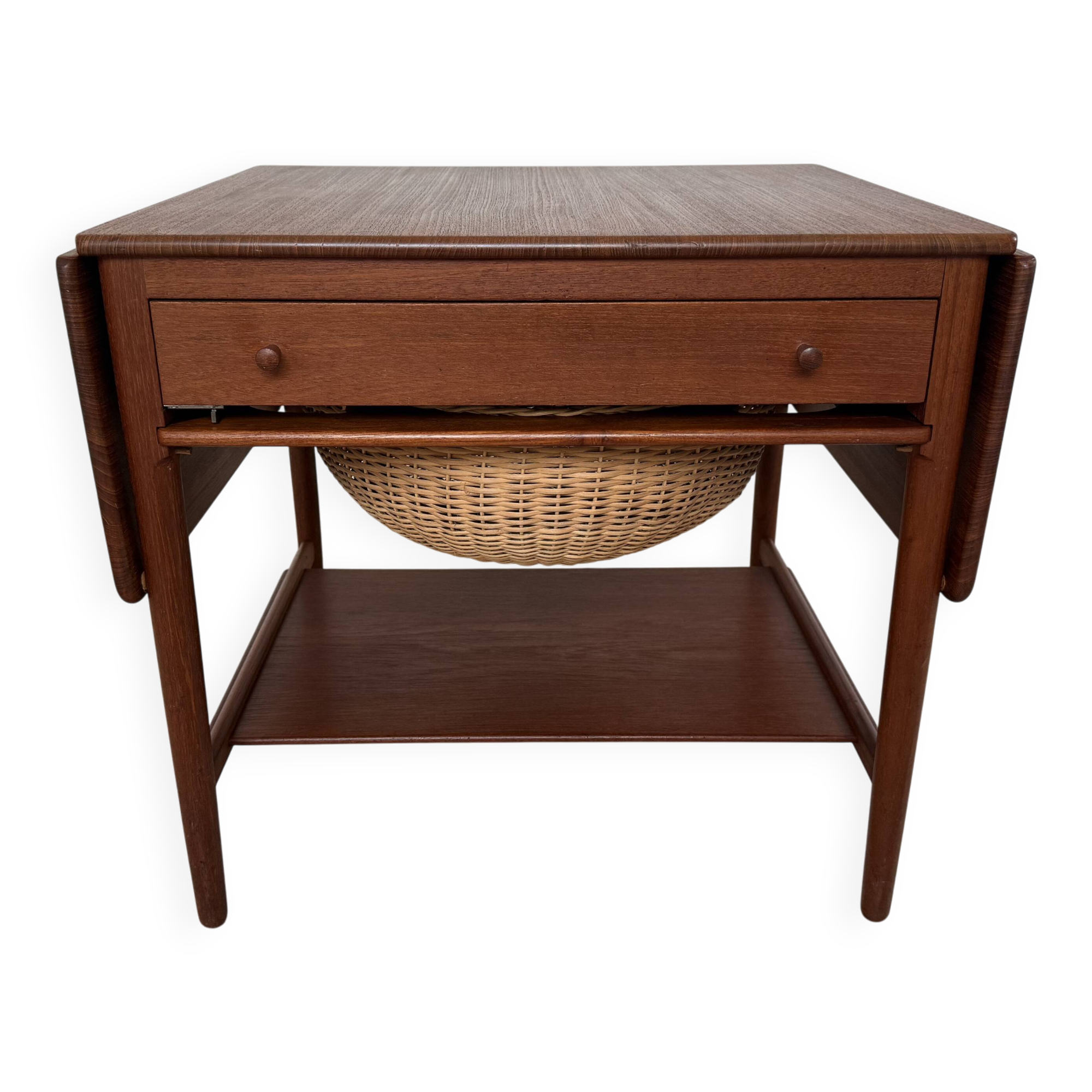 Scandinavian sewing table by Hans Wegner from the 1960s.