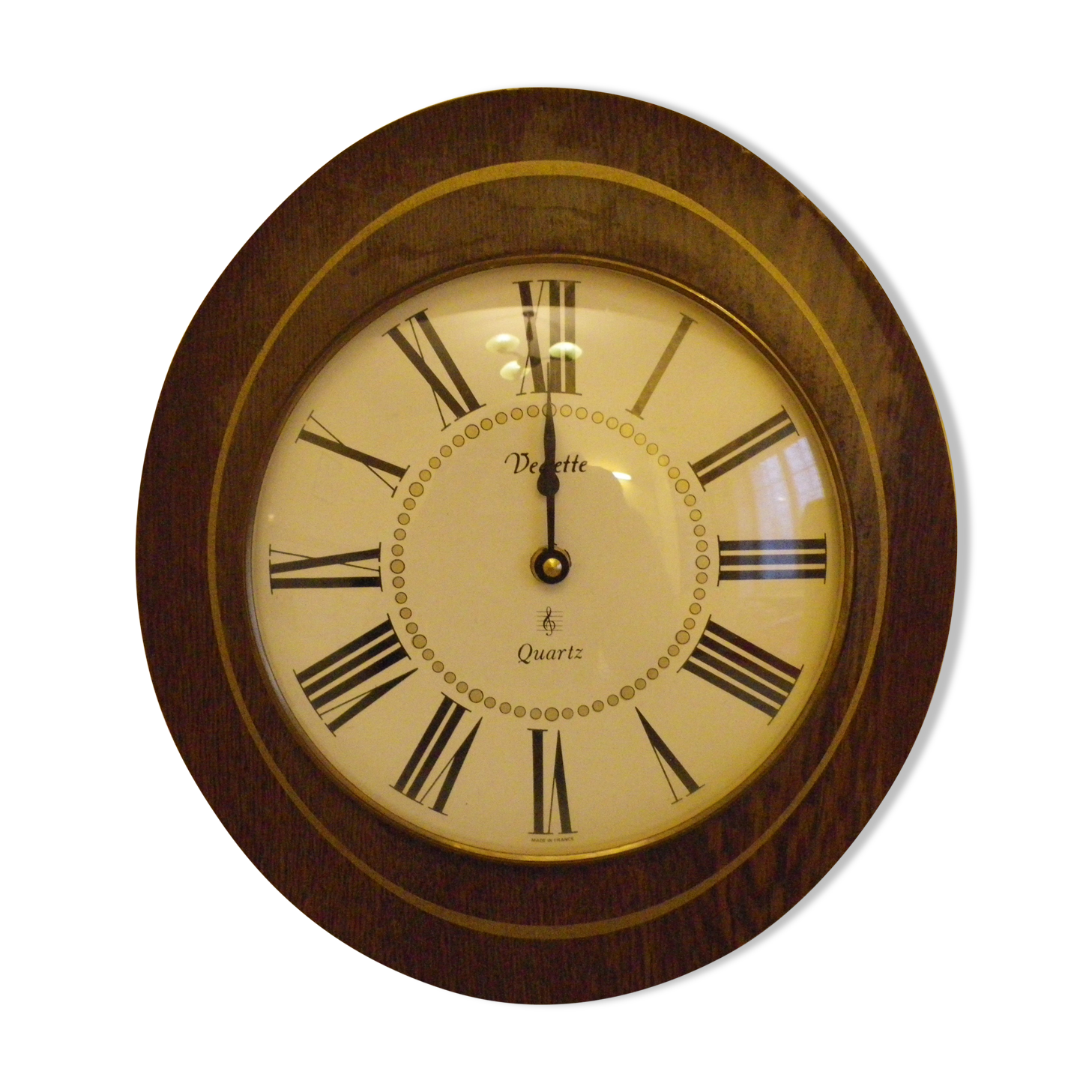 Wall Clock Star - Laiton, glass, formica - 1960s