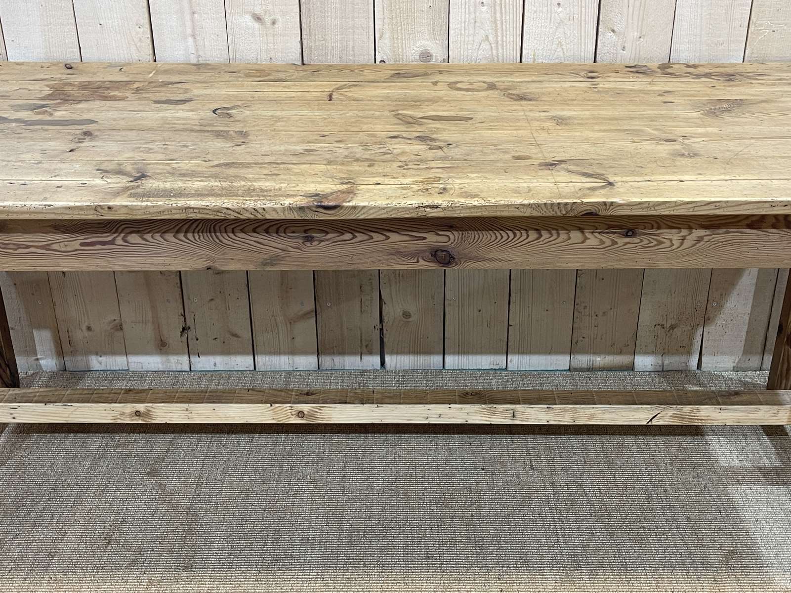 Early XXth fir farmhouse table