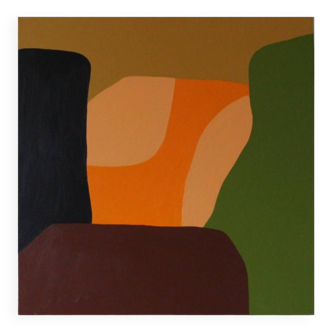 Original contemporary abstract CC 11. 50X50 by Bodasca