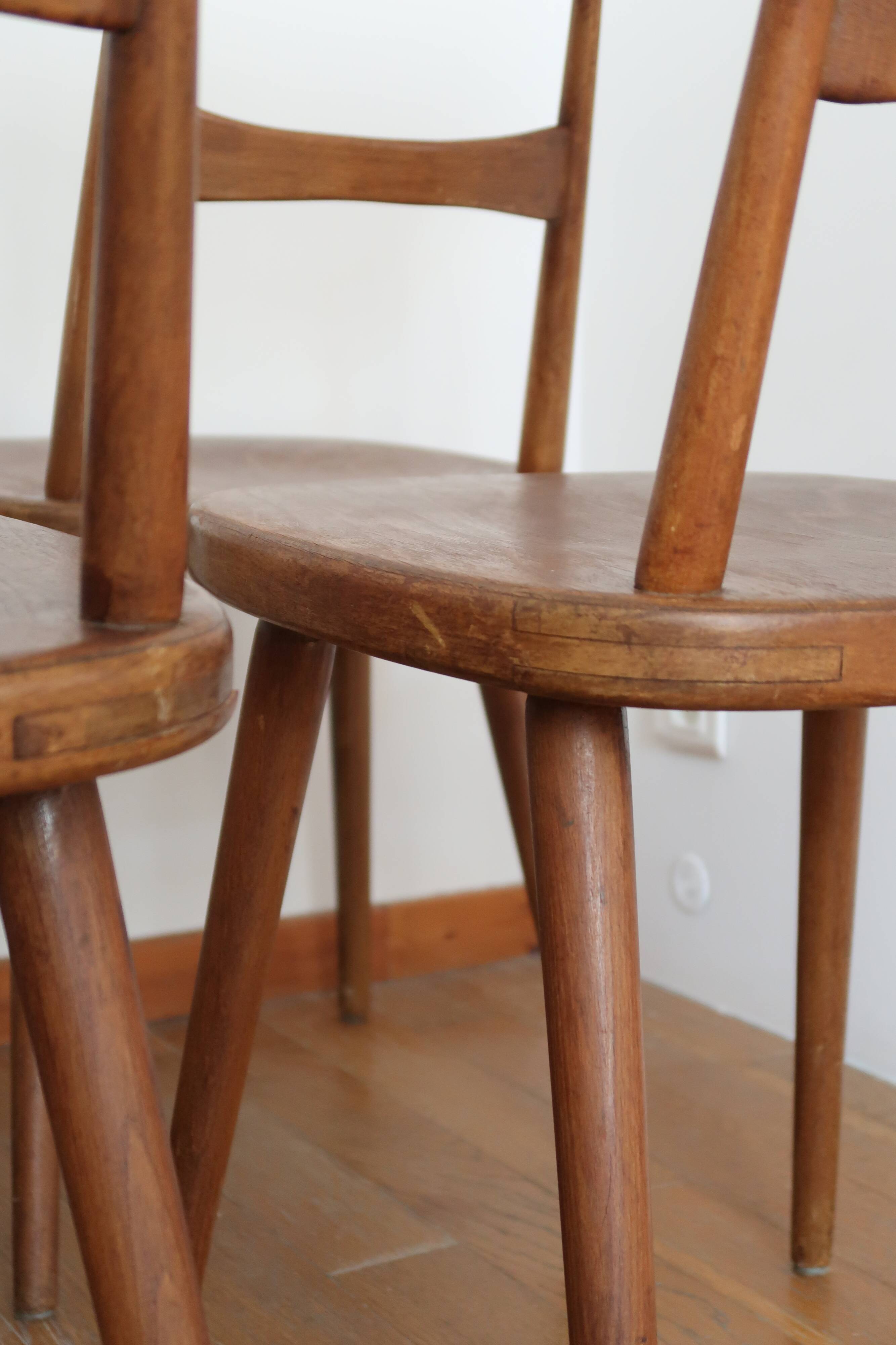 6 Scandinavian bistro chairs