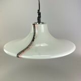 60s 70s Peill & Putzler hanging lamp ceiling lamp glass space design lamp