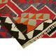 Turkish Handwoven Vintage Herki Kilim 92 cm x 342 cm