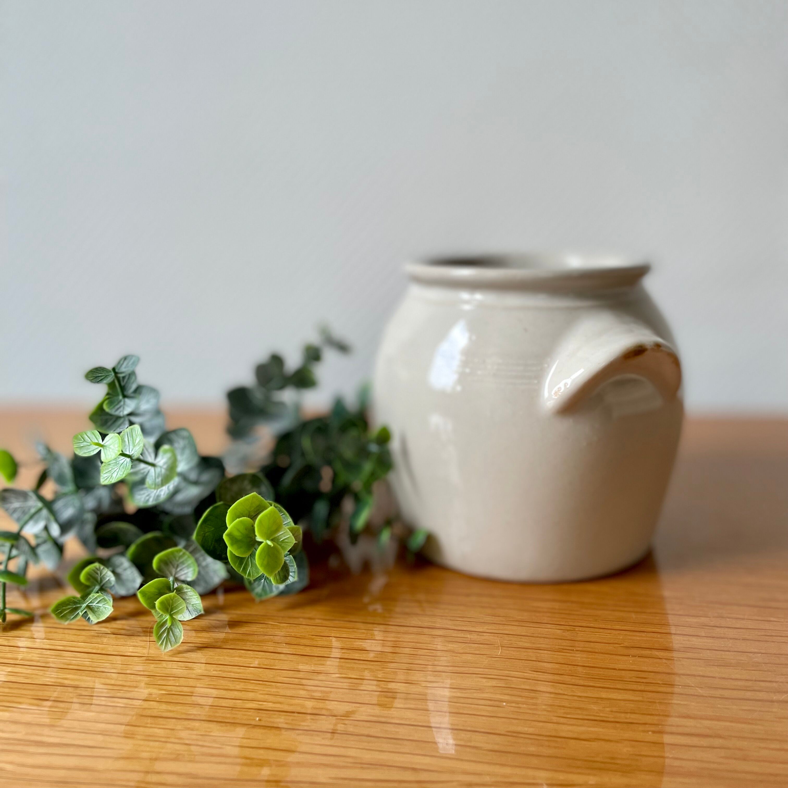 Pot en grès émaillé vintage