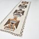 Eagle Pattern Persian Runner Rug, 110x369Cm