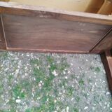 Commode ancienne style Louis XVI, plateau en marbre