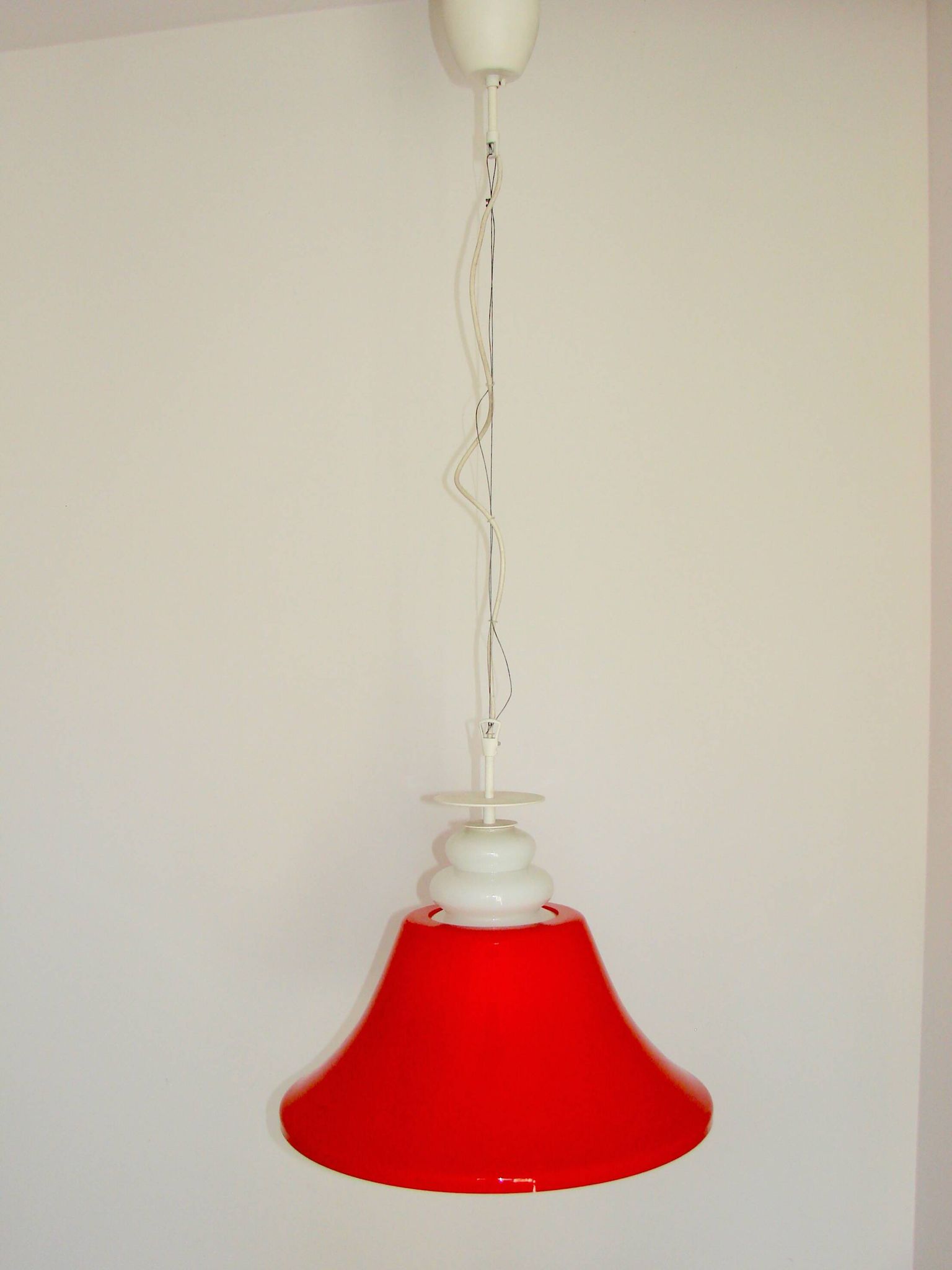 Suspension lumineuse Space Age, années 1970