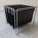 Magazine rack by Gérard Rignault for Group SA circa 1970