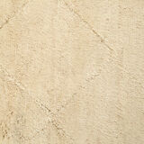 Berber carpet Beni Ouarain beige with dug patterns - 320x205cm