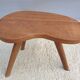 Coffee table vintage bean 1950 teak