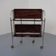 Vintage Optic Rosewood Pressalit Tea Cart, 1970s