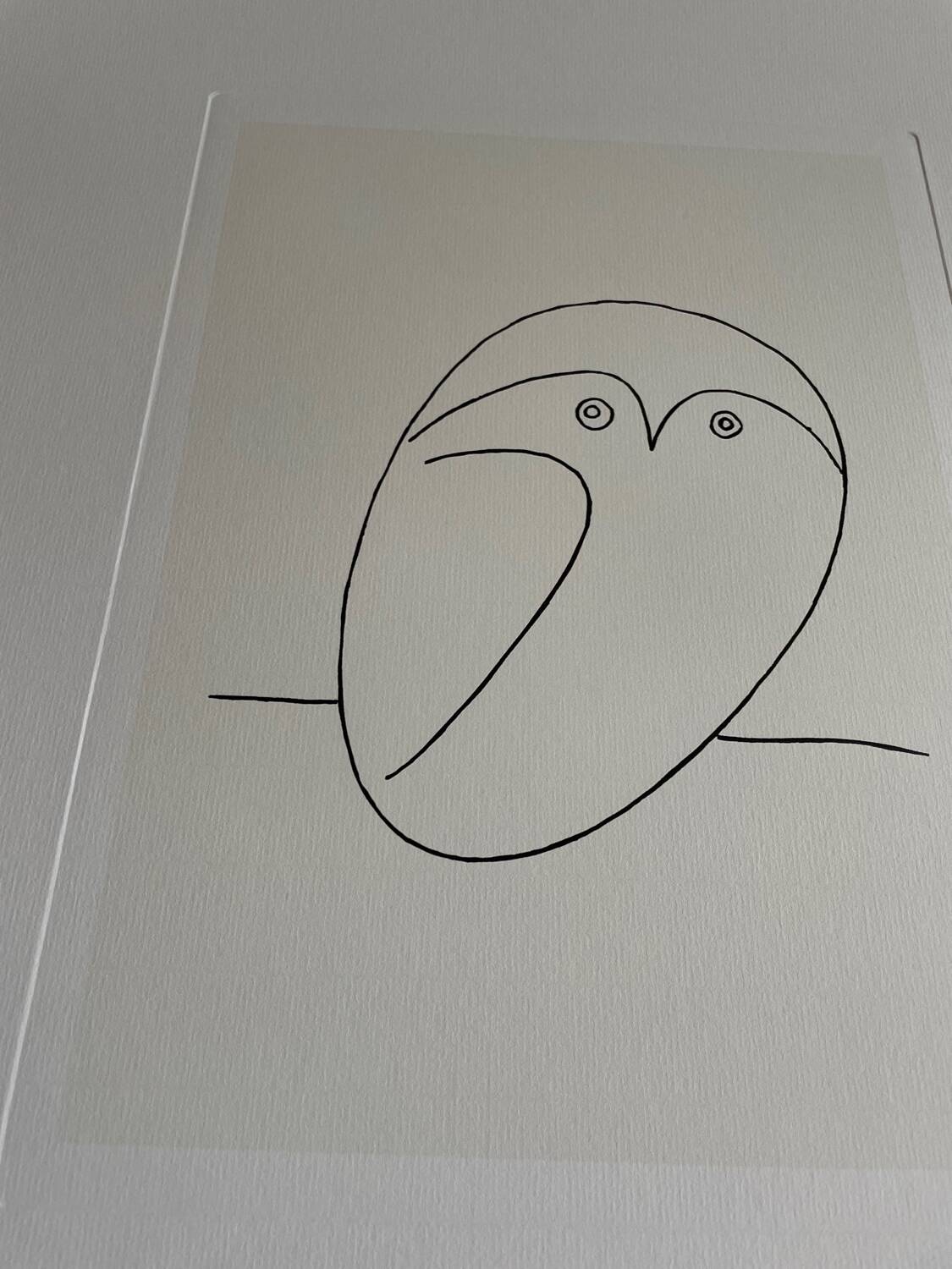 Pablo picasso (1881-1973), le hibou, cooyright succession p. picasso/ sabam belgium 2001