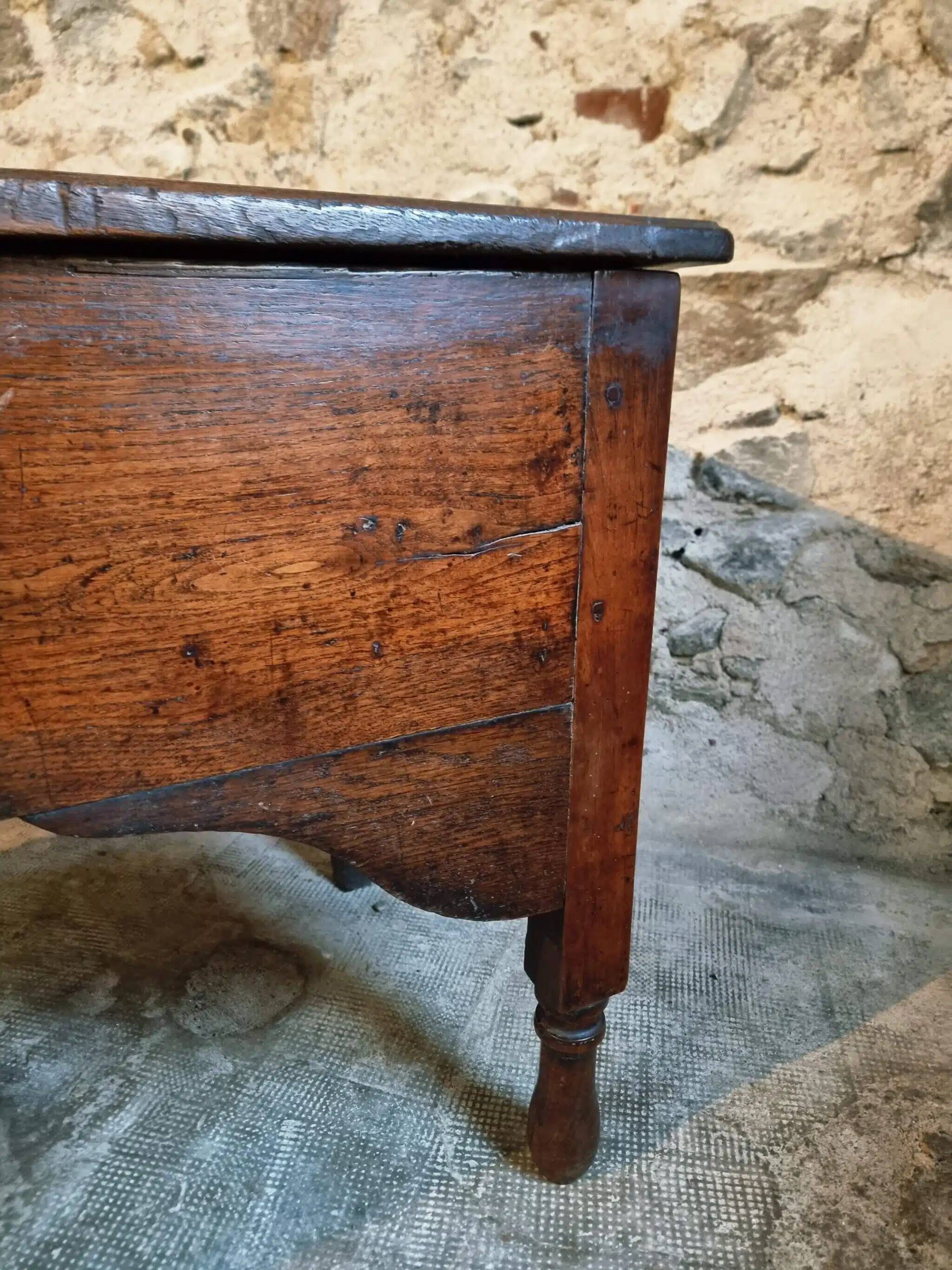 Antique French kneading table, 19th century
