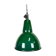 Industrial green enamel factory lamp with cast iron top, 1960s