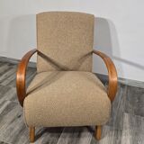 Art Deco Lounge Chair by Jindrich Halabala, 1940s