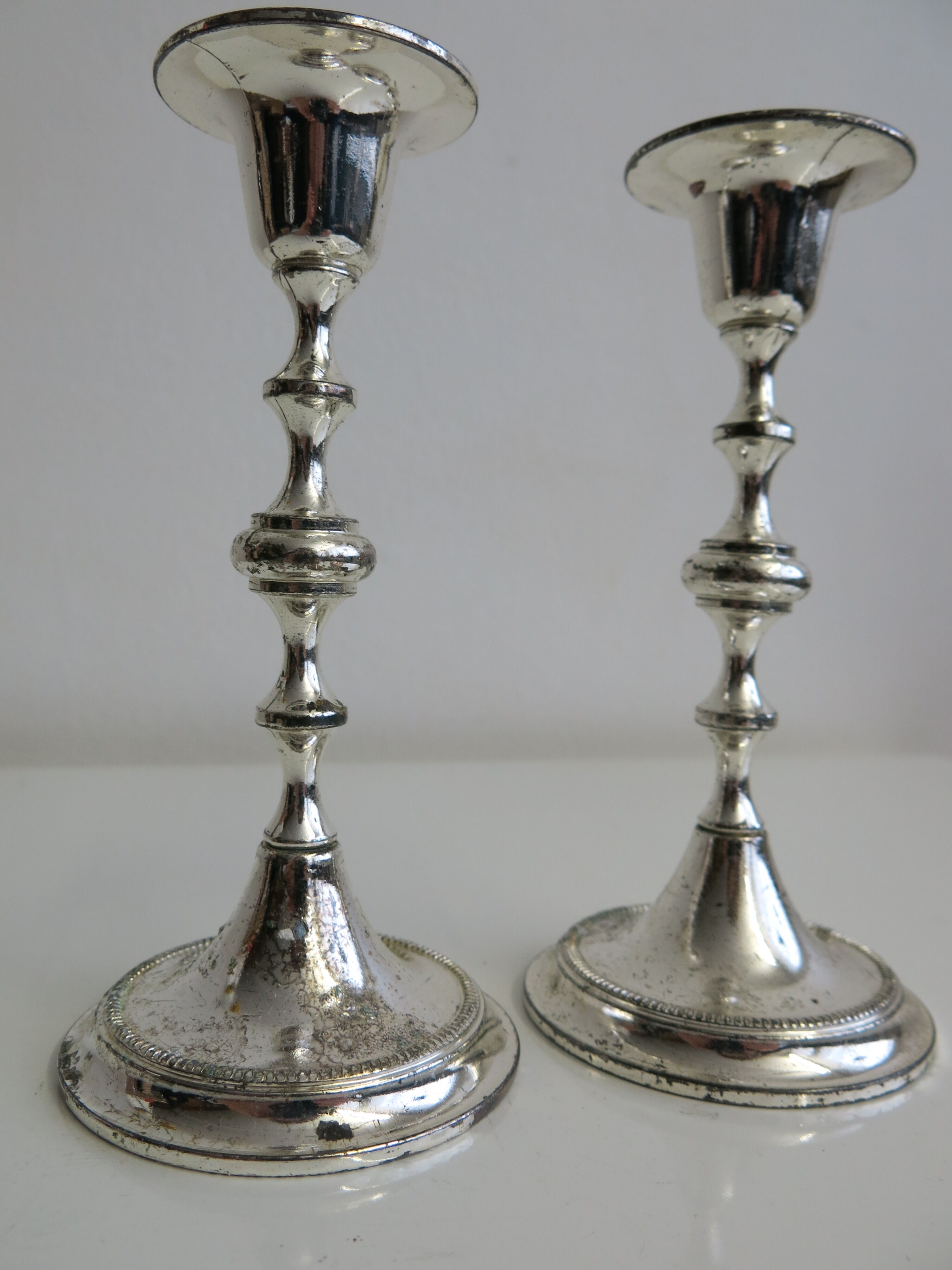 Duo de chandeliers droits de BMF West-Germany