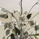 Antique metal chandelier