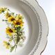 Plat creux gien marguerites vintage