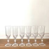 Glasses - vintage - Luminarc - Cristal d'Arques - "Chaumont" model - Very good condition