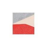 Abstract painting - 30x40cm - red and silver painting - B 262 - signed Eawy